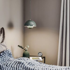 Svítidlo &Tradition šedomodrá ocel