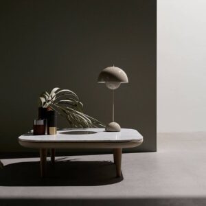 Svítidlo &Tradition šedá-béžová ocel