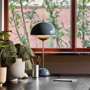 Svítidlo &Tradition šedomodrá ocel