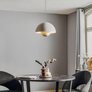 Svítidlo &Tradition světle šedá matná ocel