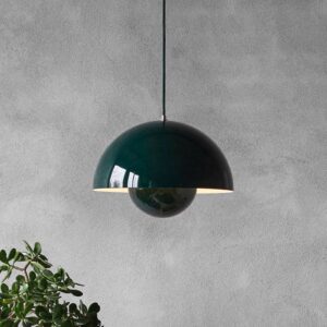 Svítidlo &Tradition tmavě zelená ocel