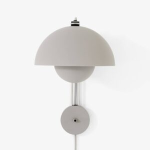 Svítidlo &Tradition světle šedá matná ocel