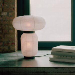 Svítidlo &Tradition slonovina/dřevo tmavé rýžový papír/dubové dřevo