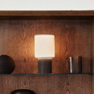 Svítidlo &Tradition mosaz bronzová/krémová hliník/plast/len