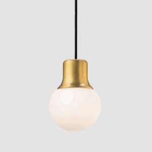 Svítidlo &Tradition mosaz/bílá mosaz/sklo