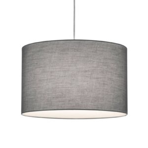 Svítidlo Trio Lighting šedá textil/kov