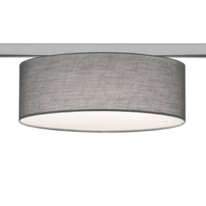 Svítidlo Trio Lighting šedá textil/kov