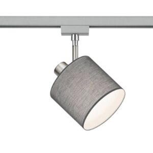 Svítidlo Trio Lighting šedá textil/kov