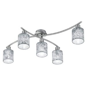 Svítidlo Trio Lighting niklová matná/stříbrná kov/plast