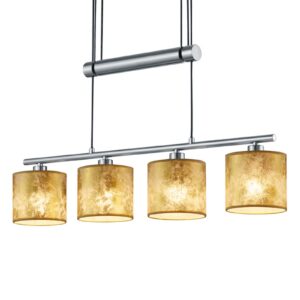 Svítidlo Trio Lighting niklová matná/zlatá kov/plast