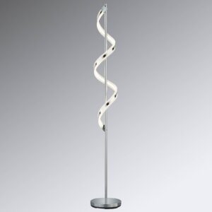 Svítidlo Trio Lighting chrom/satinovaná kov/plast