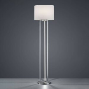 Svítidlo Trio Lighting bílá/nikl textil/kov