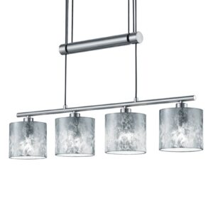 Svítidlo Trio Lighting niklová matná/stříbrná kov/plast