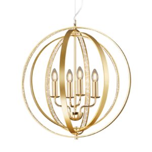 Svítidlo Trio Lighting mosaz matná/mosaz leštěná kov