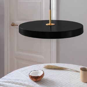 Svítidlo UMAGE černý ocel/hliník/plast/textil