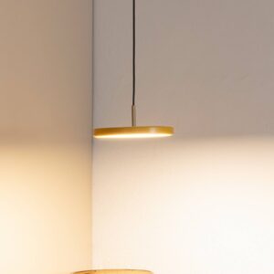 Svítidlo UMAGE šafránově žlutá ocel/hliník/plast/textil