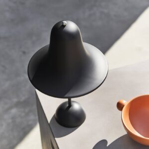 Svítidlo Verpan matná černá polykarbonát/kartáčovaný kov