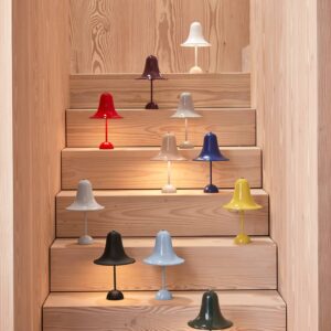 Svítidlo Verpan terakota polykarbonát/kartáčovaný kov