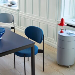 Svítidlo Verpan červená lesklá kov