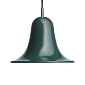 Svítidlo Verpan tmavě zelená kov/PVC/Textil