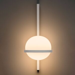 Svítidlo Vibia bílý hliník/sklo