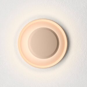 Svítidlo Vibia světle růžová ocel/hliník