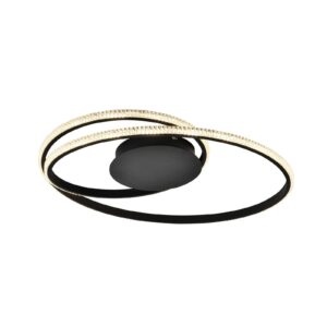 Svítidlo Viokef matná černá/čirá hliník/akryl