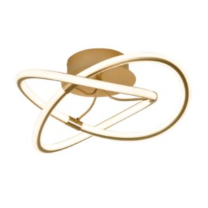 Svítidlo Viokef zlatý/bílý hliník/ocel/silikon