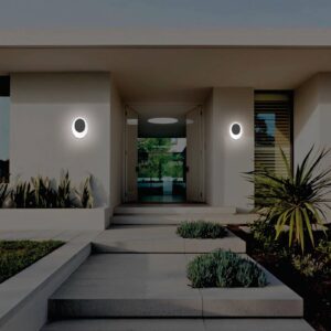 Svítidlo Viokef tmavě šedá/bílá hliník/polykarbonát