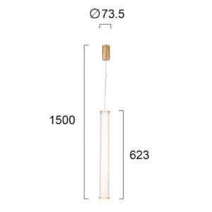 Svítidlo Viokef zlatá/krémová ocel/sklo