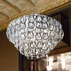 Svítidlo Vistosi chrom/čirá sklo/kov