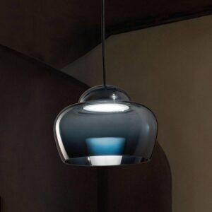 Svítidlo Vistosi tónovaná černá/matná černá kov/sklo