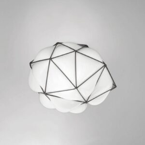 Svítidlo Vistosi bílá lesklá/černá sklo/kov