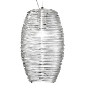 Svítidlo Vistosi nikl/čirá kov/sklo