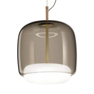 Svítidlo Vistosi šedá/bílá kov/sklo