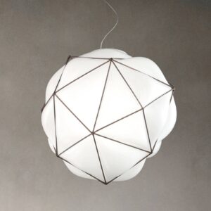 Svítidlo Vistosi lesklá bílá sklo/kov