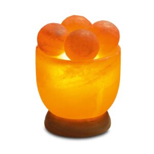 Svítidlo Wagner Life oranžová solný kámen