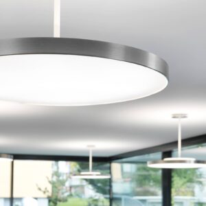 Svítidlo Waldmann nerez/bílý nerez/plast