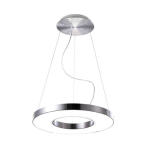 Svítidlo Waldmann nerez/bílý nerez/plast