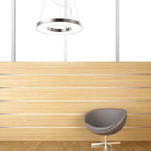 Svítidlo Waldmann nerez/bílý nerez/plast