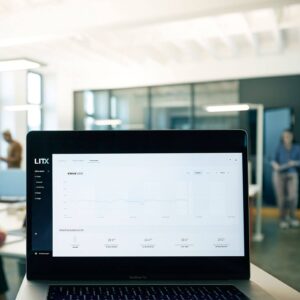 Svítidlo Waldmann černý/satinovaný hliník/plast/ocel