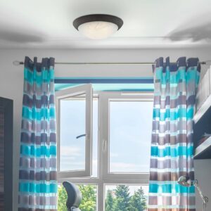 Svítidlo Westinghouse bronz naolejovaný/bílý kov/sklo