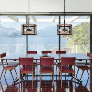 Svítidlo Westinghouse černý/bronz naolejovaný/měď kov