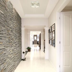 Svítidlo Westinghouse nikl/bílý kov/sklo