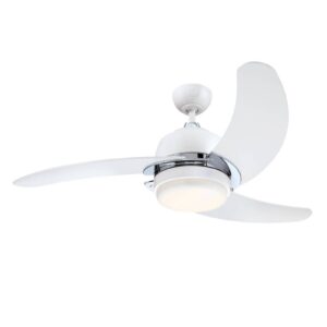 Svítidlo Westinghouse bílá/nikl kartáčovaný/opálová bílá ocel/dřevo/sklo