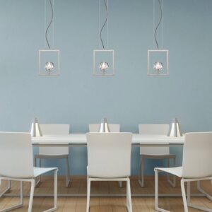 Svítidlo Westinghouse nikl/čirý kov/sklo