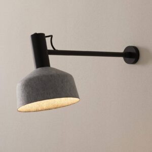 Svítidlo Wever & Ducré Lighting černý/šedý hliník/ocel/plsť