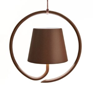 Svítidlo Zafferano hnědá kov/plast