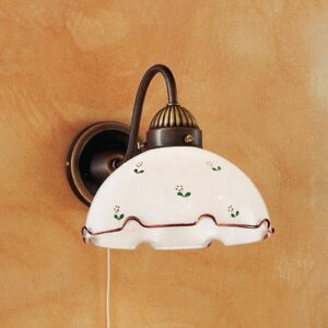 Svítidlo austrolux by Kolarz bílá/červená/zelená/starobylá mosaz kov/sklo