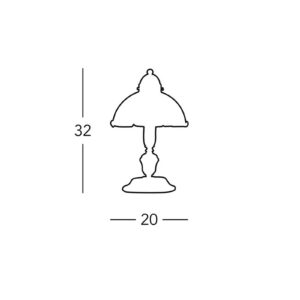 Svítidlo austrolux by Kolarz bílá/starožitná mosaz/zelená kov/sklo